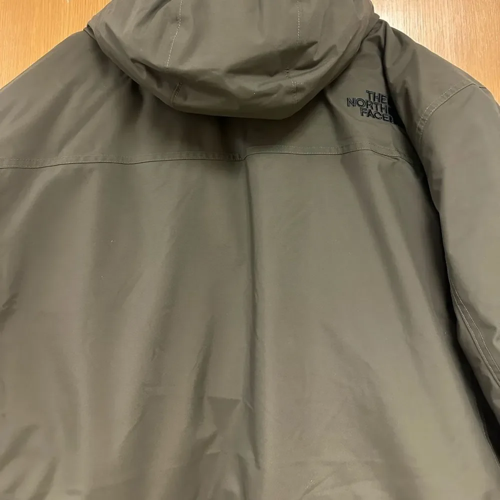 The North Face 3XL 550 Hyvent Goose Down Parka Jacket Olive Camo Green